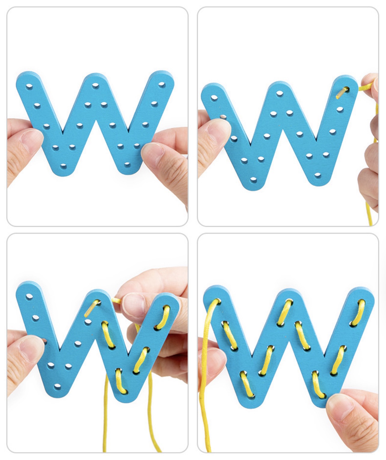 Alphabet + Number Threading & Lacing Toy - Image 3