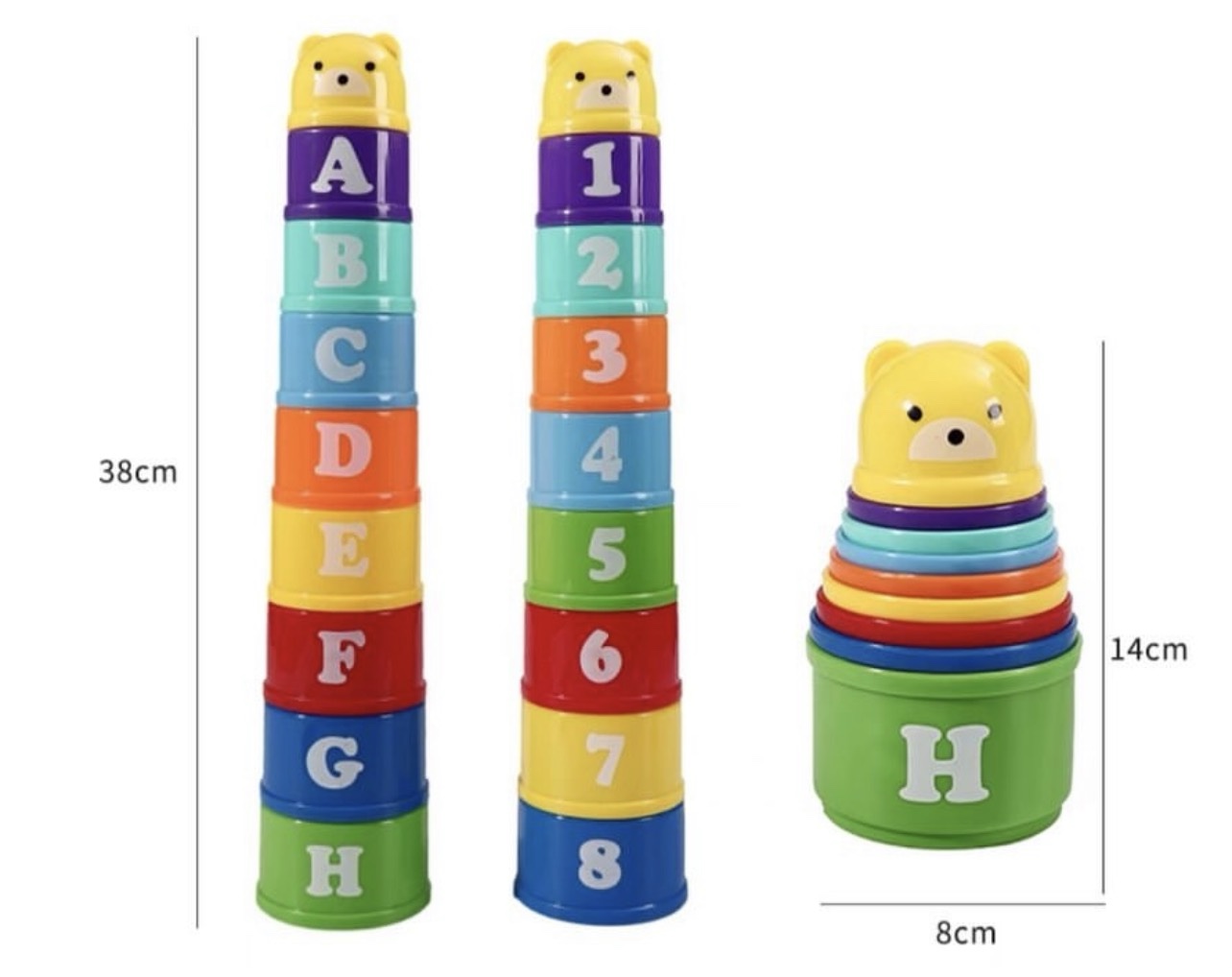 Stacking + Nesting Cups - Image 2